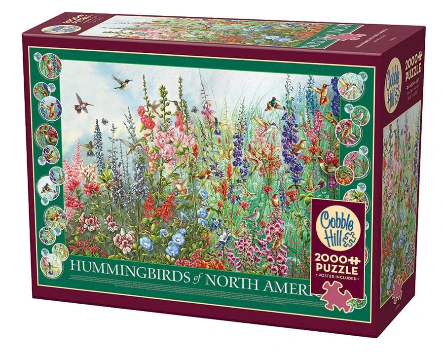 Outset Media Puzzles Hummingbirds of North America Puzzle - 2000 Piece | Cobble Hill