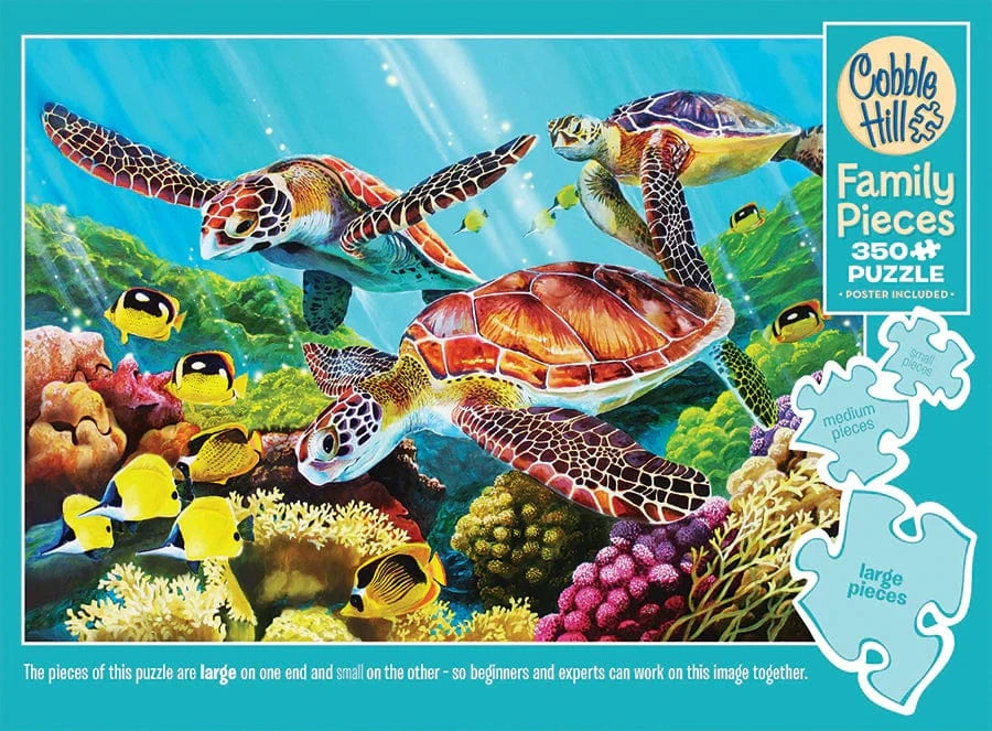 Outset Media Puzzles Molokini Current Family Puzzle - 350 Piece | Cobble Hill