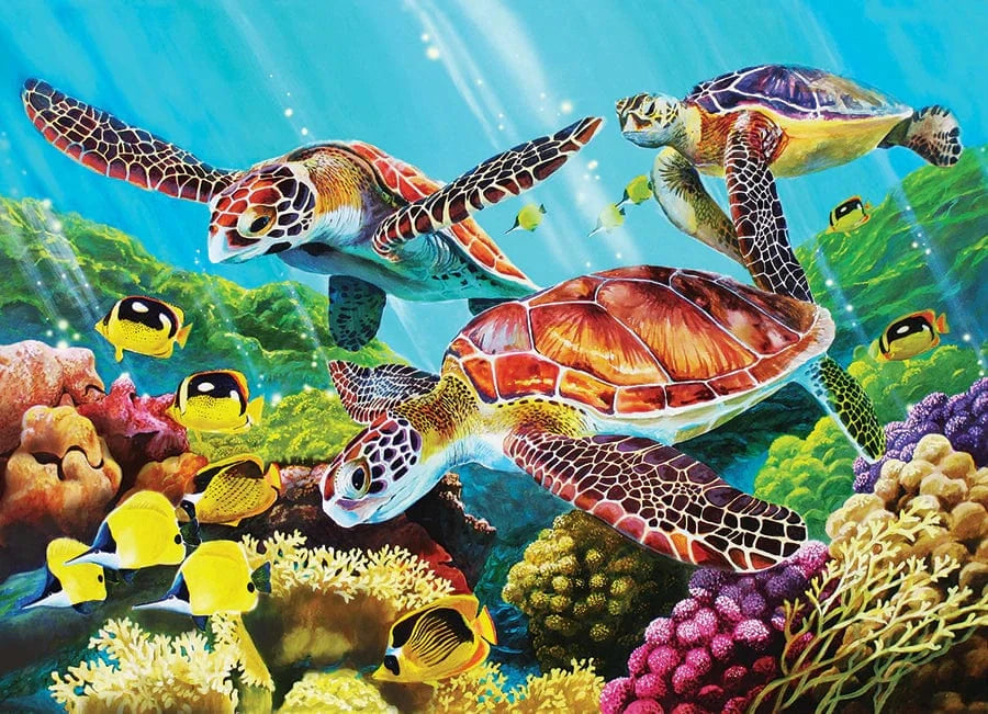 Outset Media Puzzles Molokini Current Family Puzzle - 350 Piece | Cobble Hill