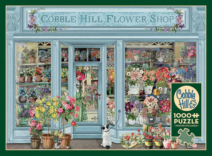 Outset Media Puzzles Parisian Flowers Puzzle - 1000 Piece | Cobble Hill