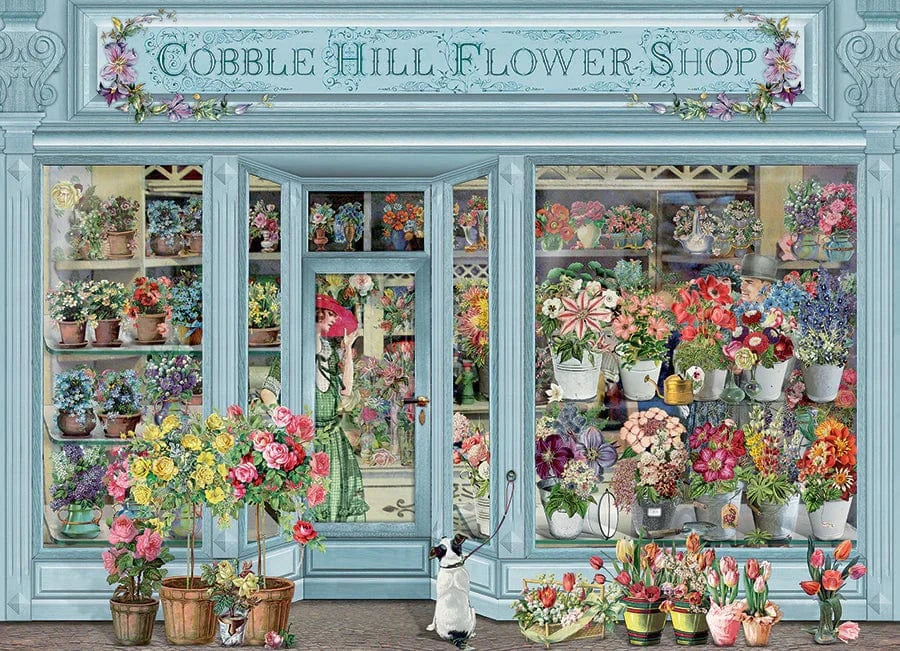 Outset Media Puzzles Parisian Flowers Puzzle - 1000 Piece | Cobble Hill