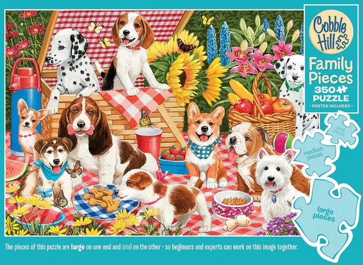 Outset Media Puzzles Picnic Party Family Puzzle - 350 Piece | Cobble Hill