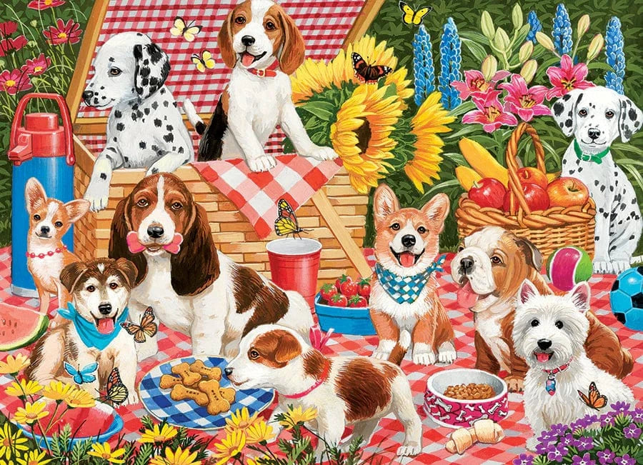 Outset Media Puzzles Picnic Party Family Puzzle - 350 Piece | Cobble Hill