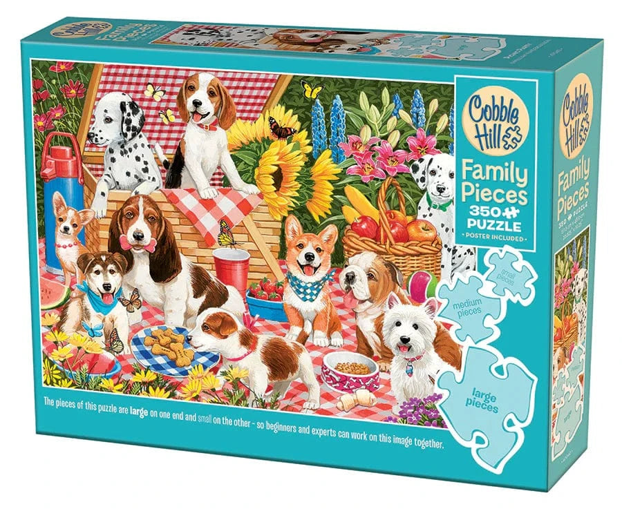 Outset Media Puzzles Picnic Party Family Puzzle - 350 Piece | Cobble Hill