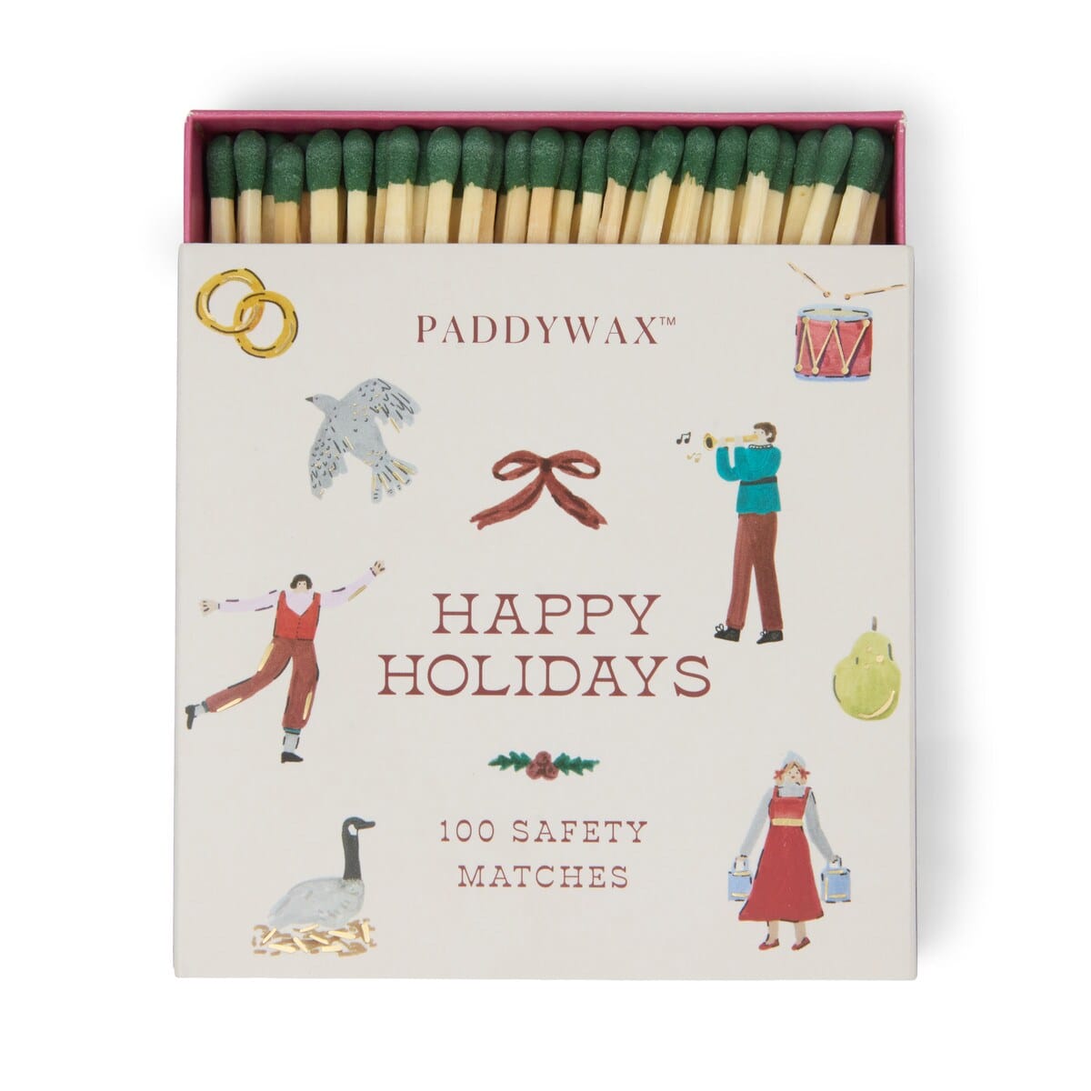 Paddywax Gifts Holiday Jumbo Match Box