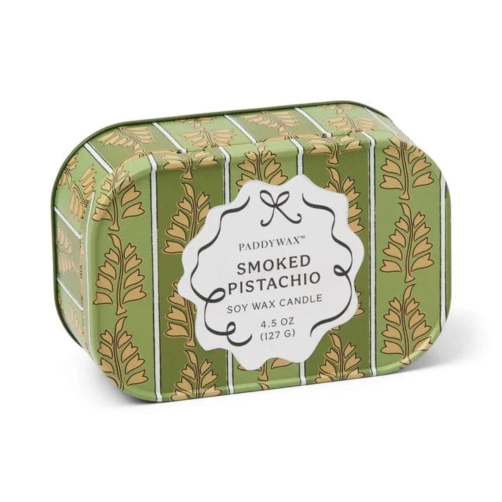 Paddywax Gifts Smoked Pistachio - 4.5 oz Tin Candle