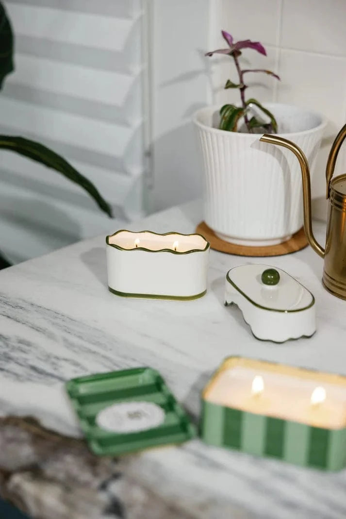 Paddywax Gifts Smoked Pistachio - 5.5 oz Ceramic Candle