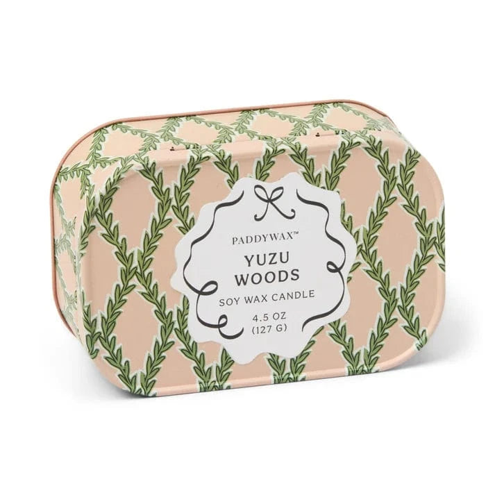 Paddywax Gifts Yuzu Woods - 4.5 oz Tin Candle