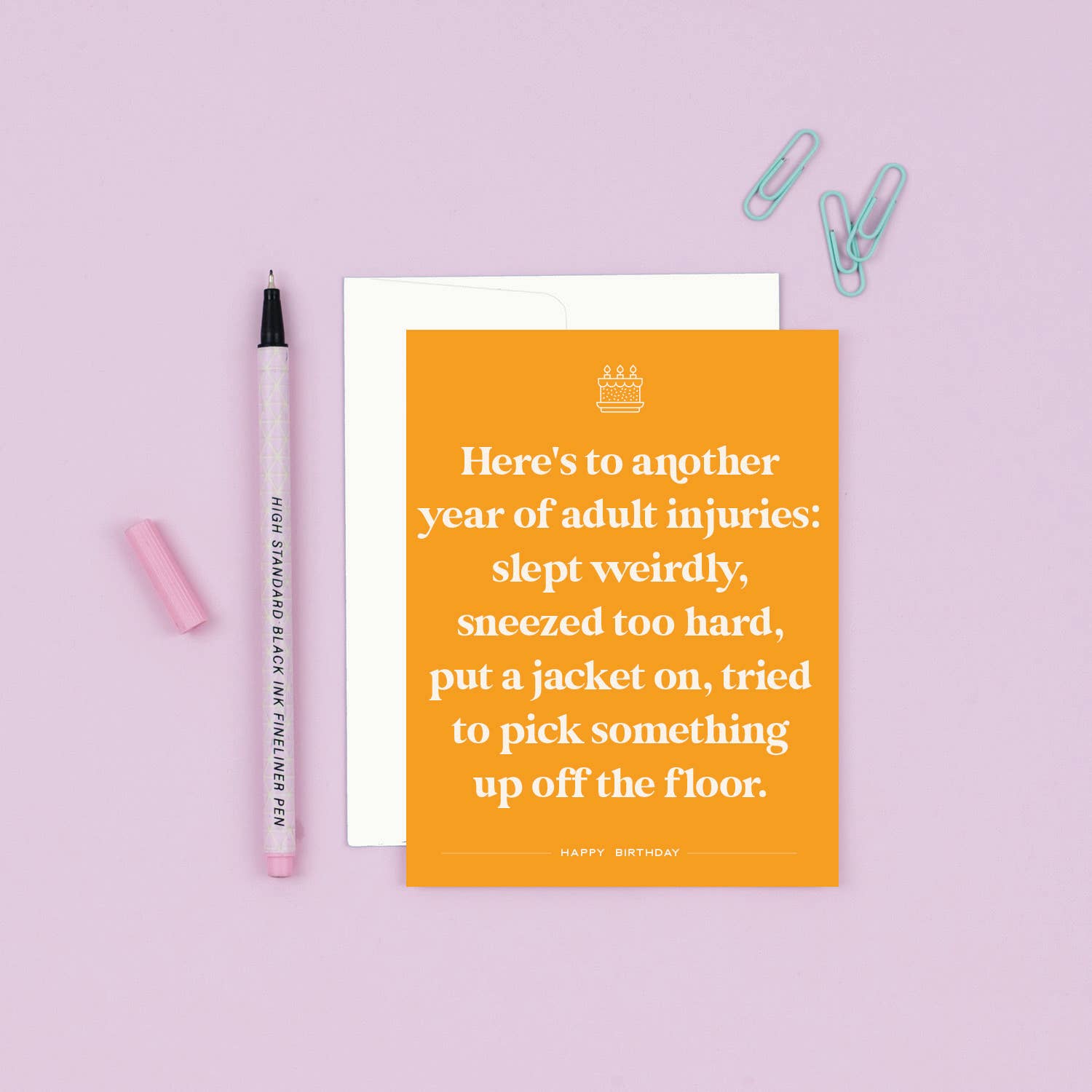 Paloma Paper Co. Cards Adult Injuries | Funny Birthday Card