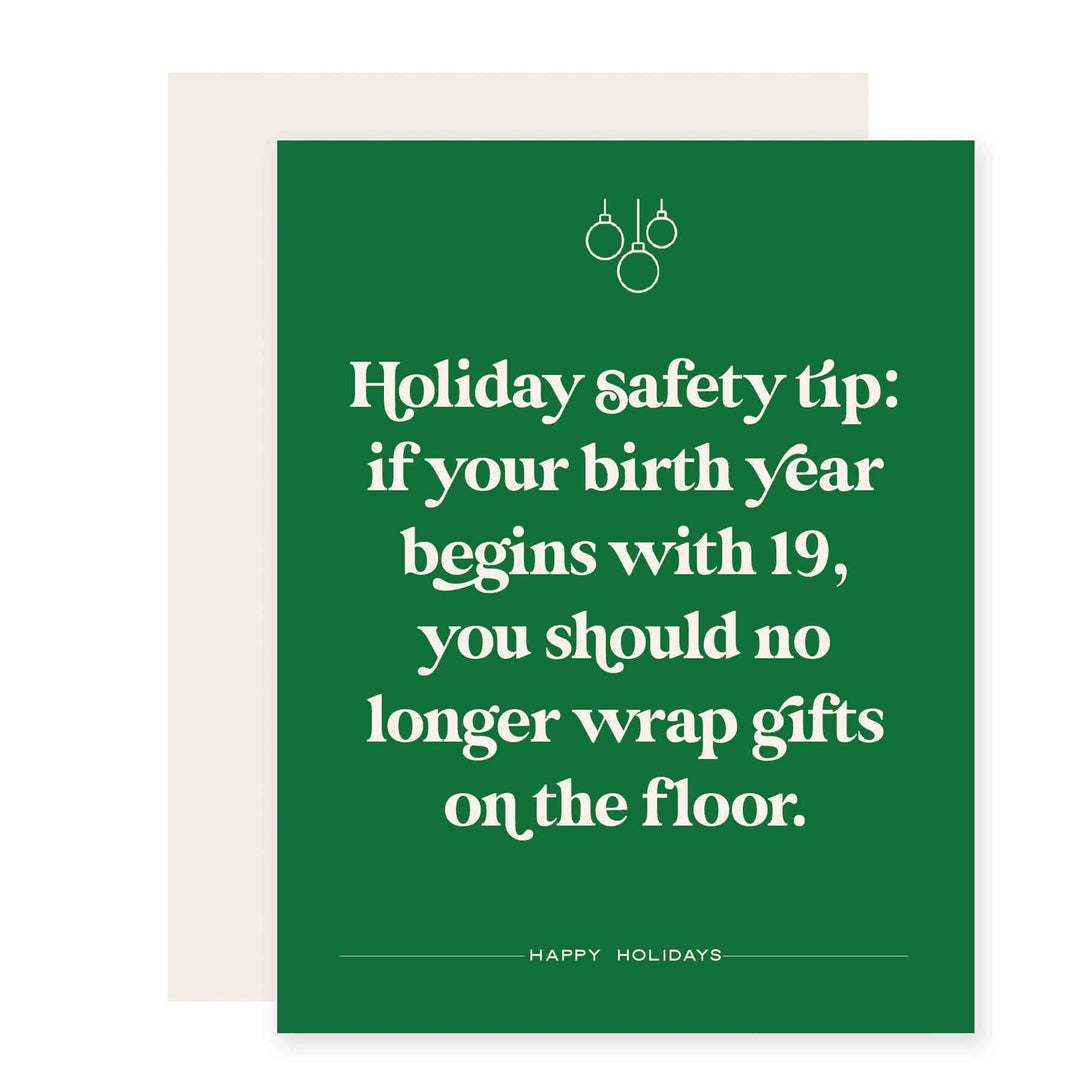 Paloma Paper Co. Cards Holiday Safety Tip | Holiday Card
