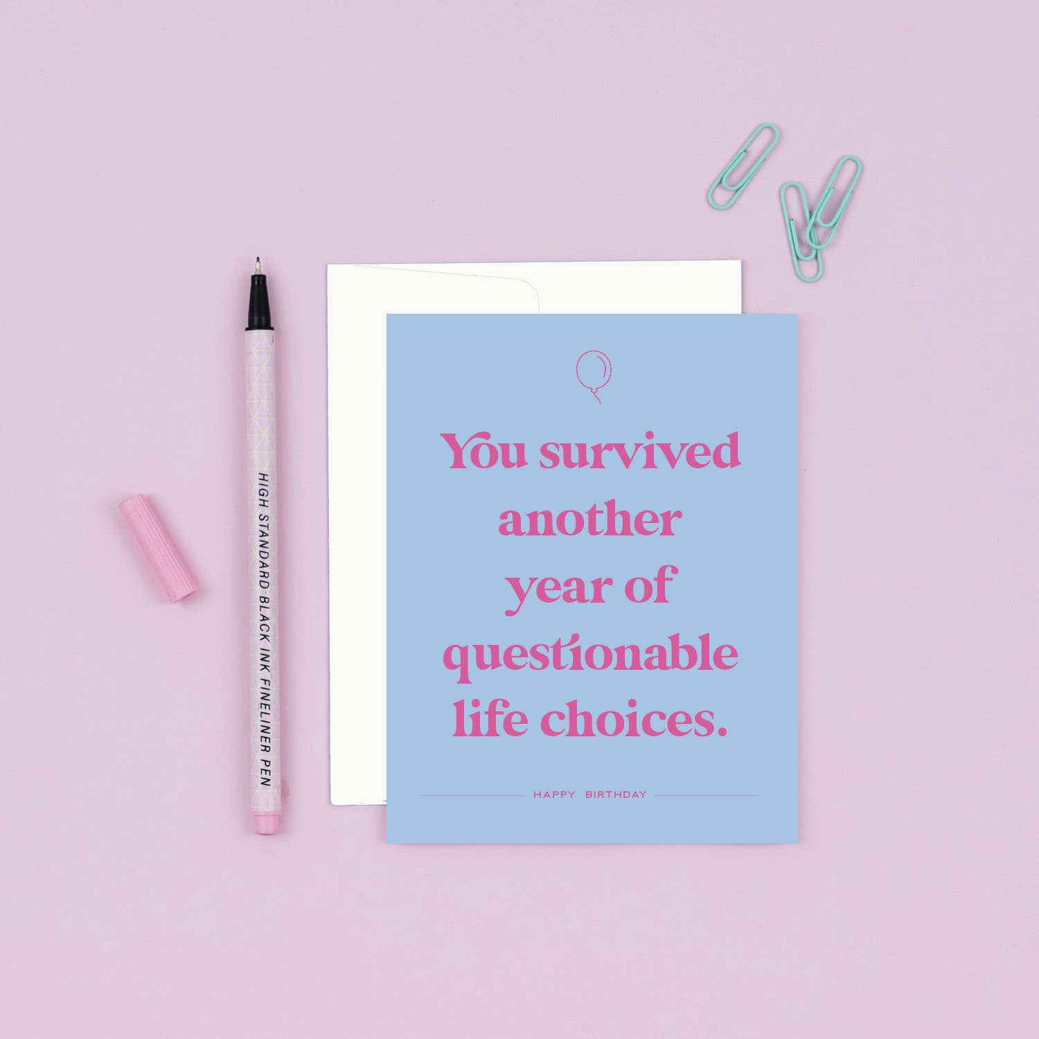Paloma Paper Co. Cards Questionable Choices | Funny Birthday Card