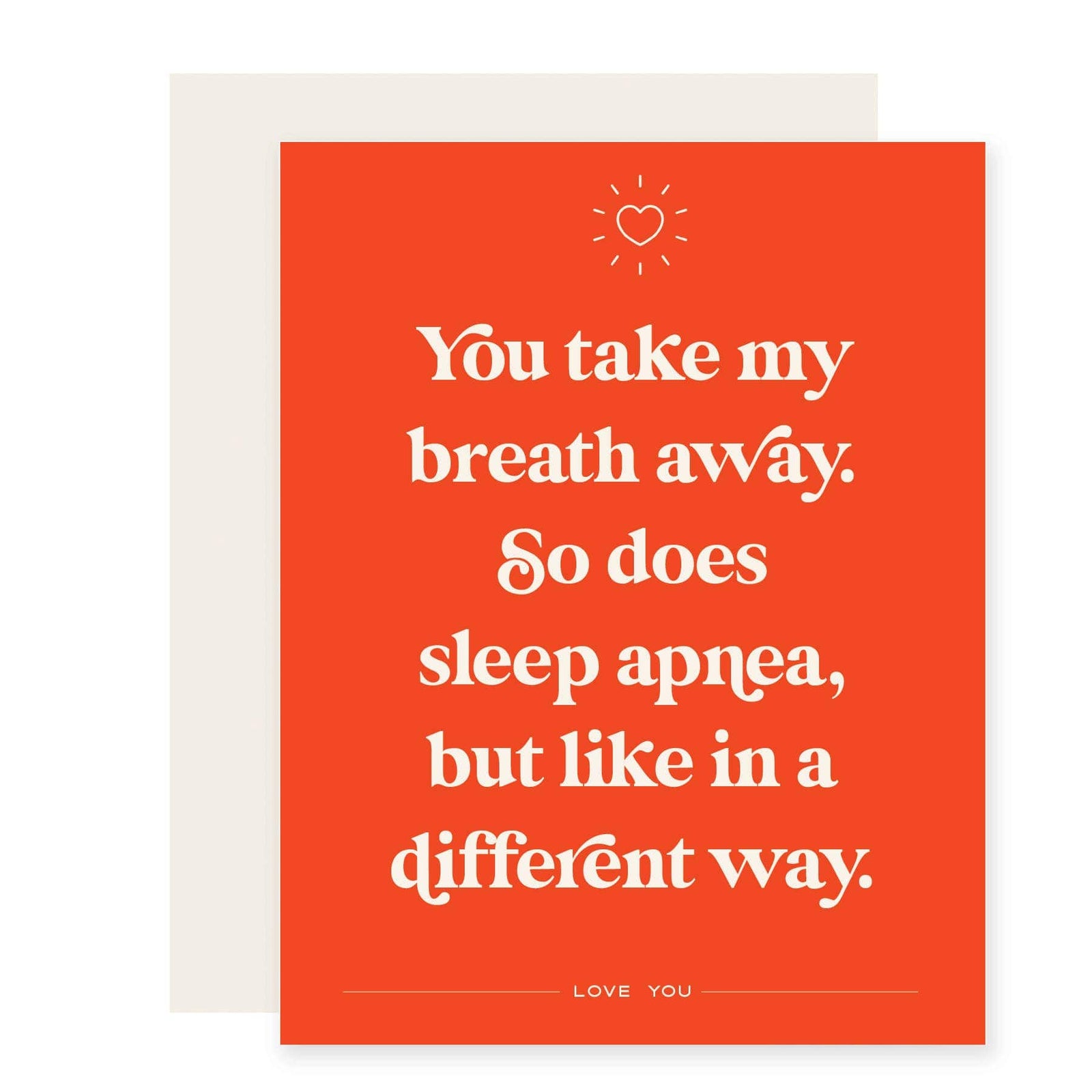 Paloma Paper Co. Cards Sleep Apnea | Funny I Love You Card