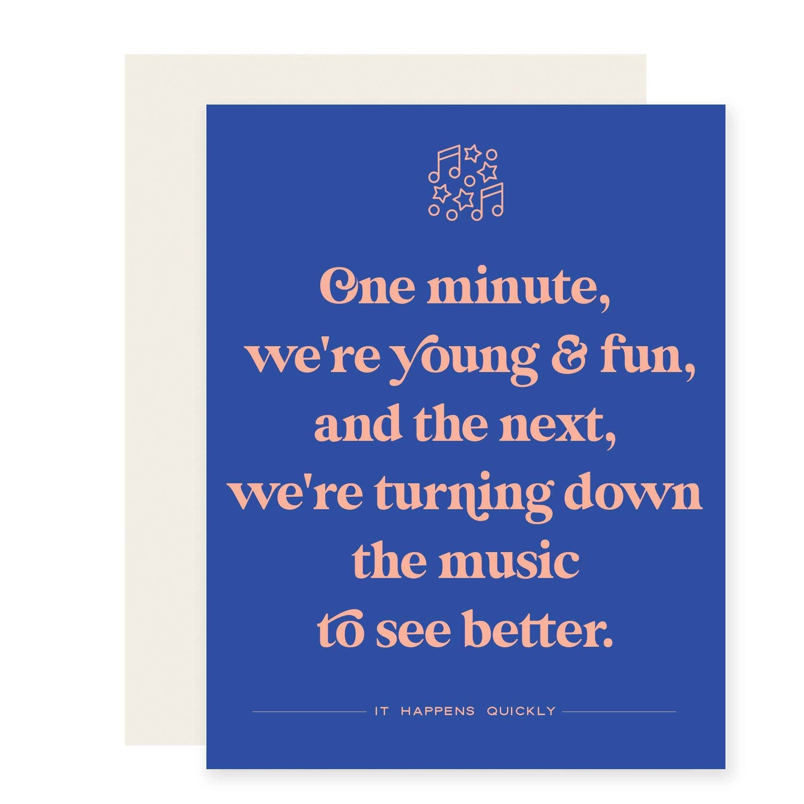Paloma Paper Co. Cards Turn Down To See | Funny Aging Adulting Card