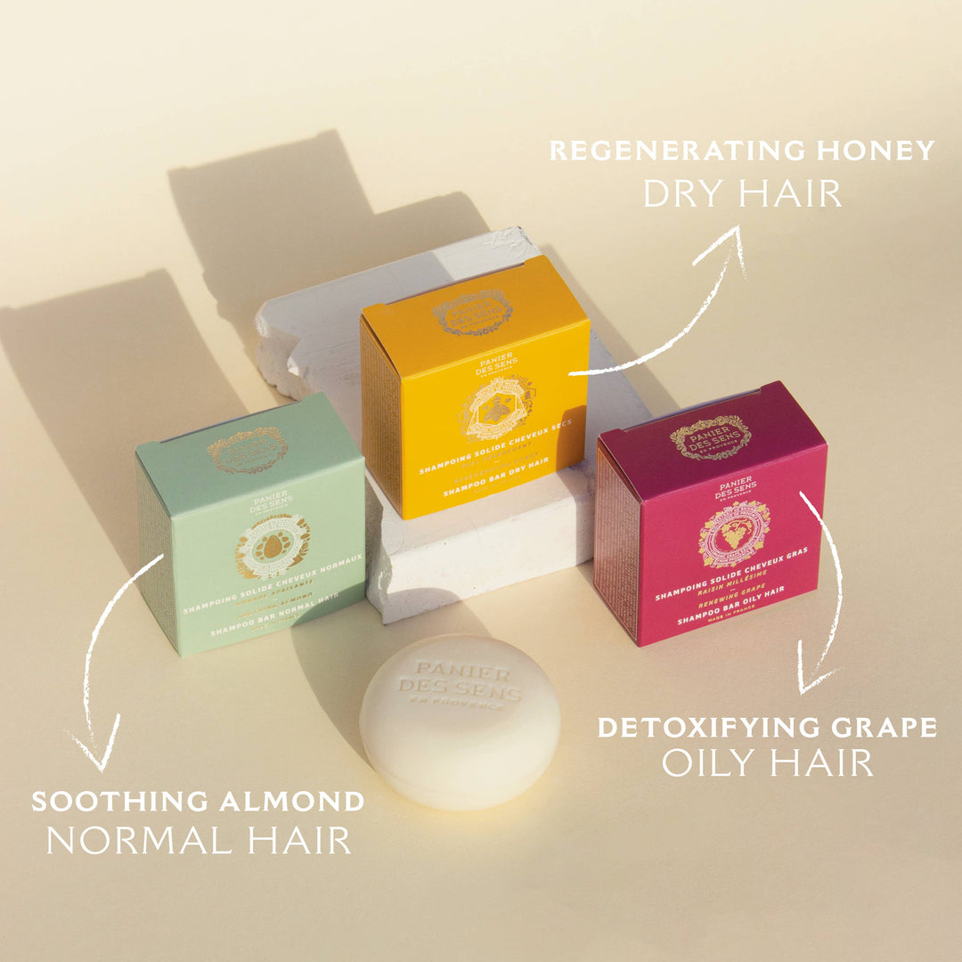 PANIER DES SENS Almond Shampoo Bar for Normal Hair