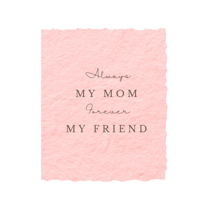 Paper Baristas Card Always My Mom, Forever My Friend | Mother's Day Card