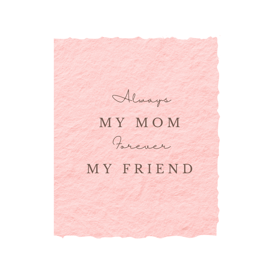 Paper Baristas Card Always My Mom, Forever My Friend | Mother's Day Card