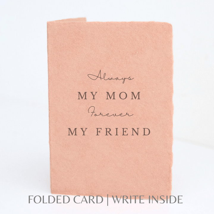 Paper Baristas Card Always My Mom, Forever My Friend | Mother's Day Card