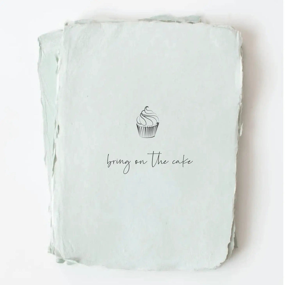 Paper Baristas Card Bring on the Cake - Birthday Friend A2 Greeting Card