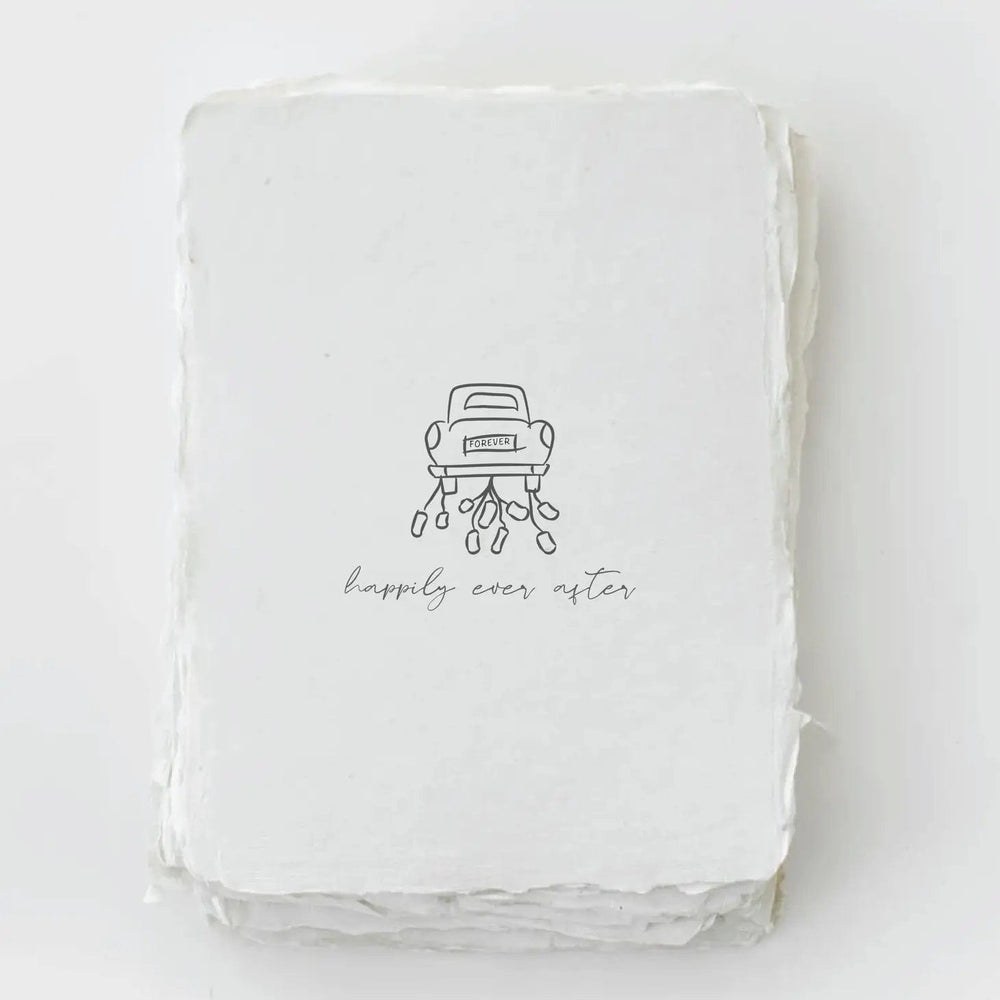 Paper Baristas Card Happily Ever After Wedding A2 Greeting Card