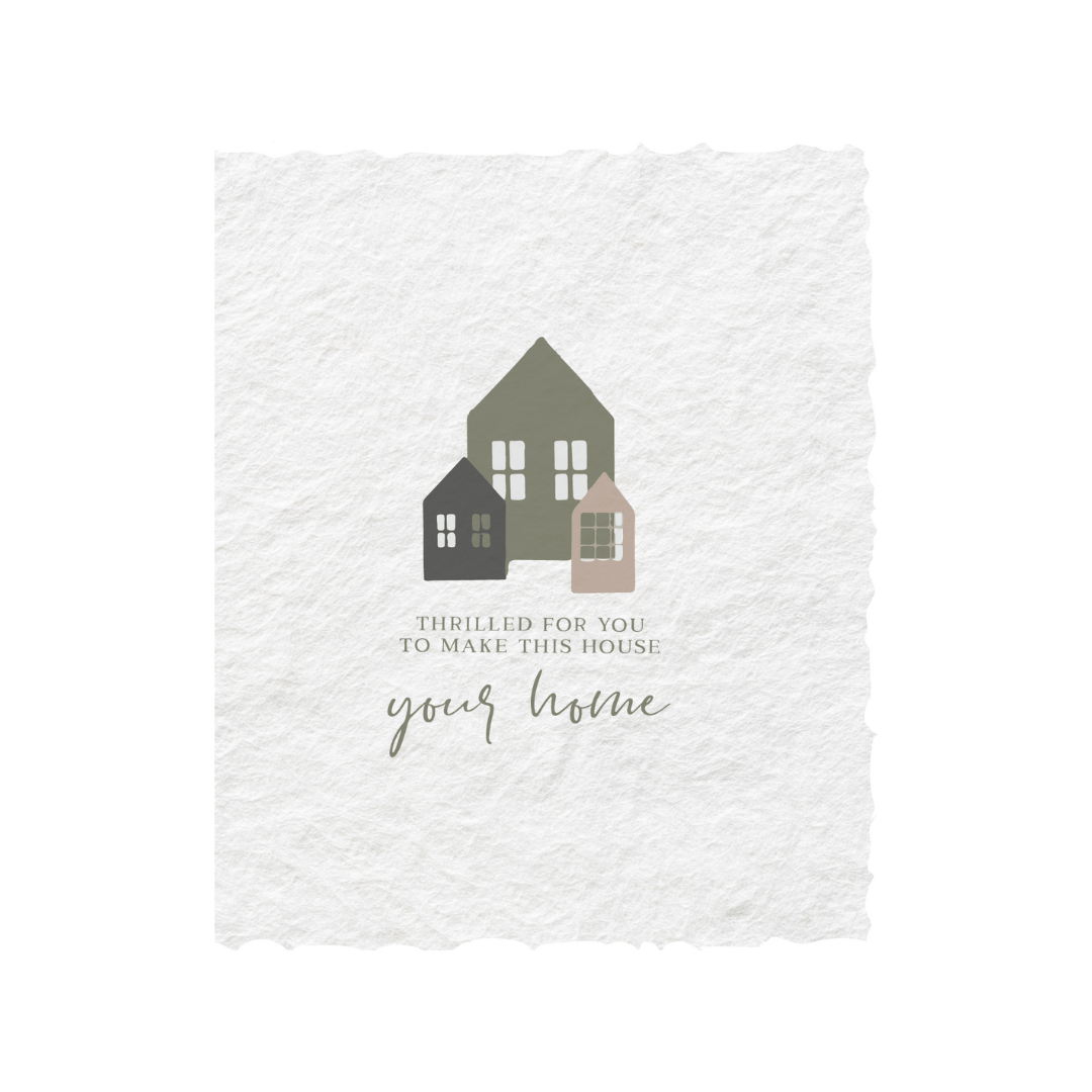 Paper Baristas Card Make This House Your Home | Housewarming Greeting Card