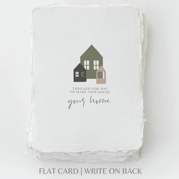 Paper Baristas Card Make This House Your Home | Housewarming Greeting Card