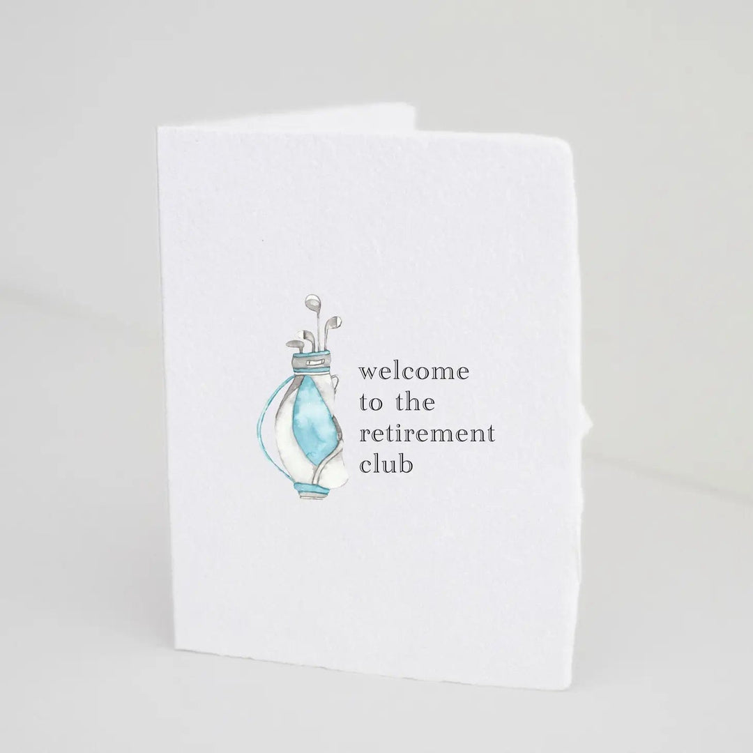 Paper Baristas Card Welcome To The Retirement Club A2 Greeting Card