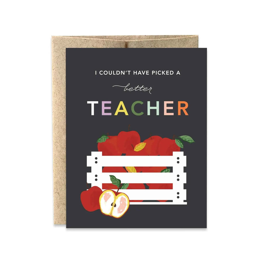 Paper Farm Press Card Couldn't Have Picked a Better Teacher Card