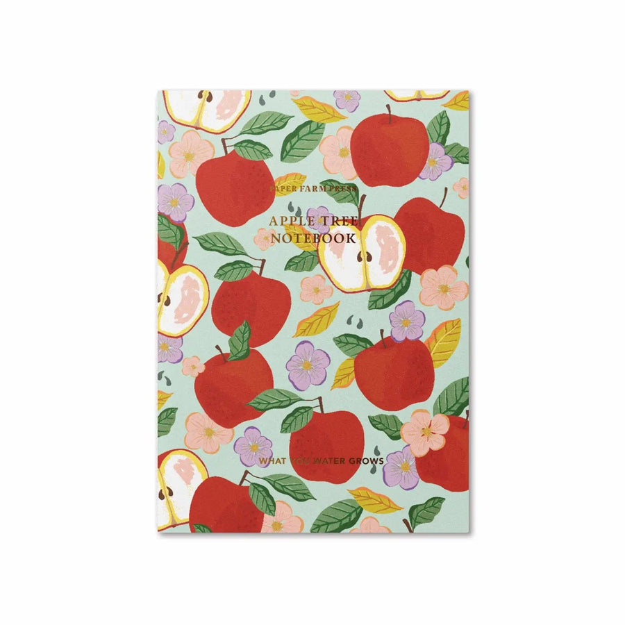 Paper Farm Press Notebook "What You Water Grows" Apple Tree Notebook