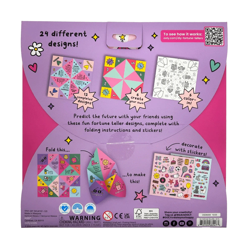 Paper Luxe Baby DIY Fortune Tellers Activity Kit