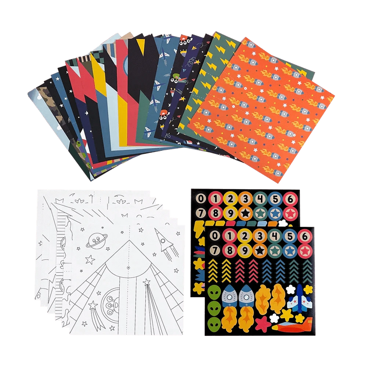 Paper Luxe Baby DIY Paper Airplanes Activity Kit