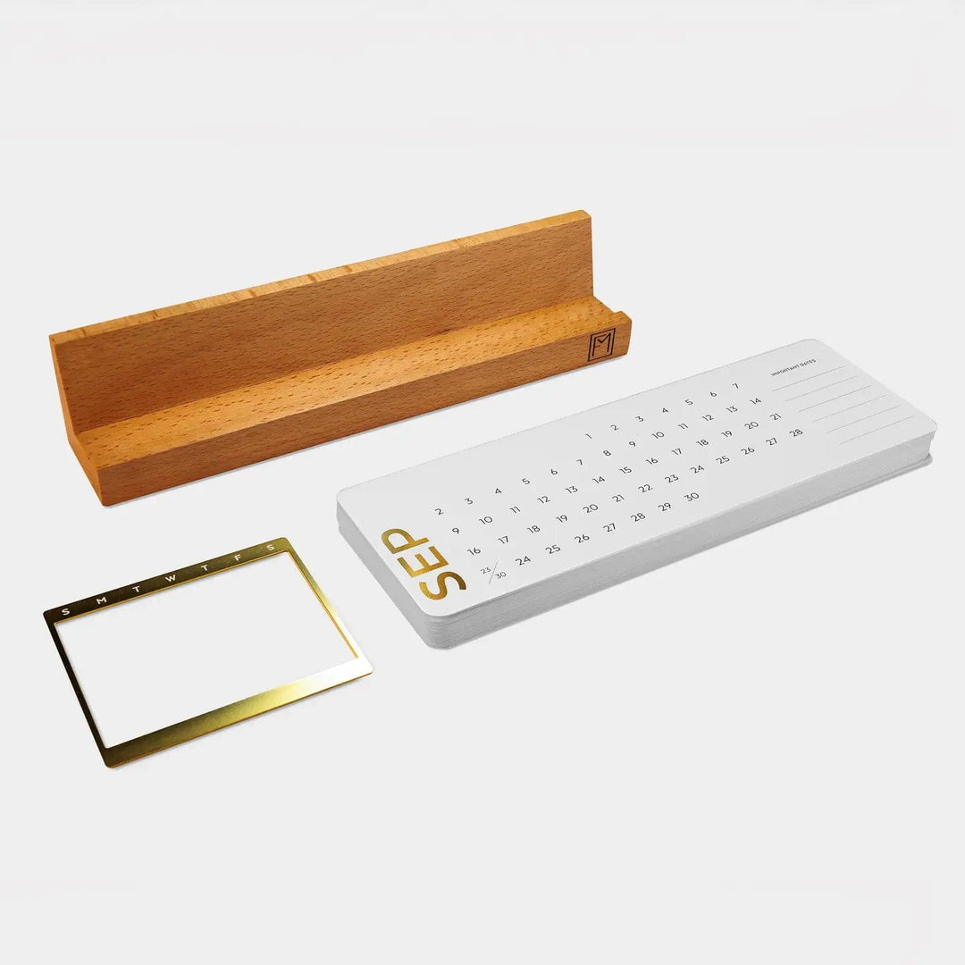 Paper Luxe Calendar Desktop Perpetual Calendar