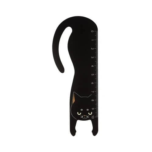 Paper Luxe Gifts Black Cat Hanging Bookmark Ruler
