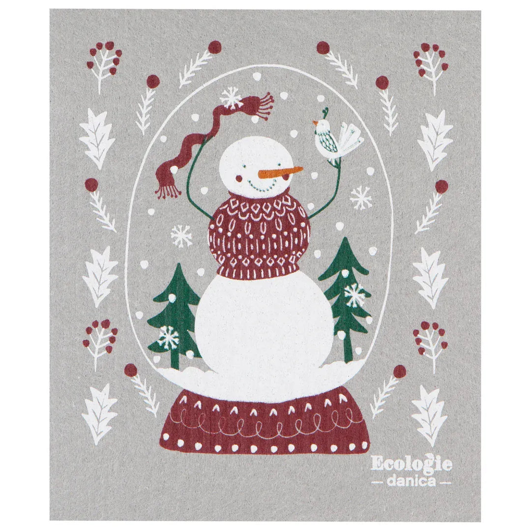 Paper Luxe Home Snowfolk Swedish Dishcloth