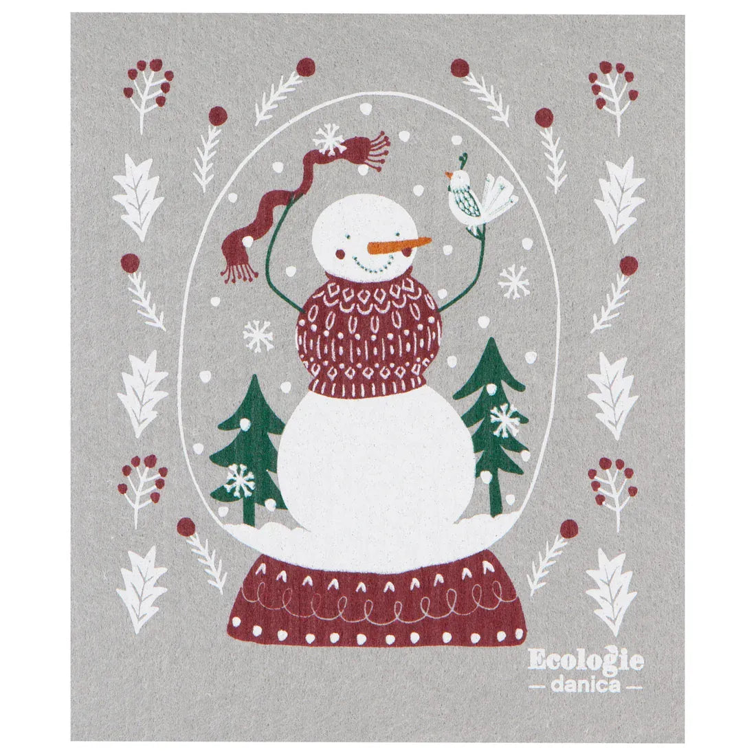 Paper Luxe Home Snowfolk Swedish Dishcloth