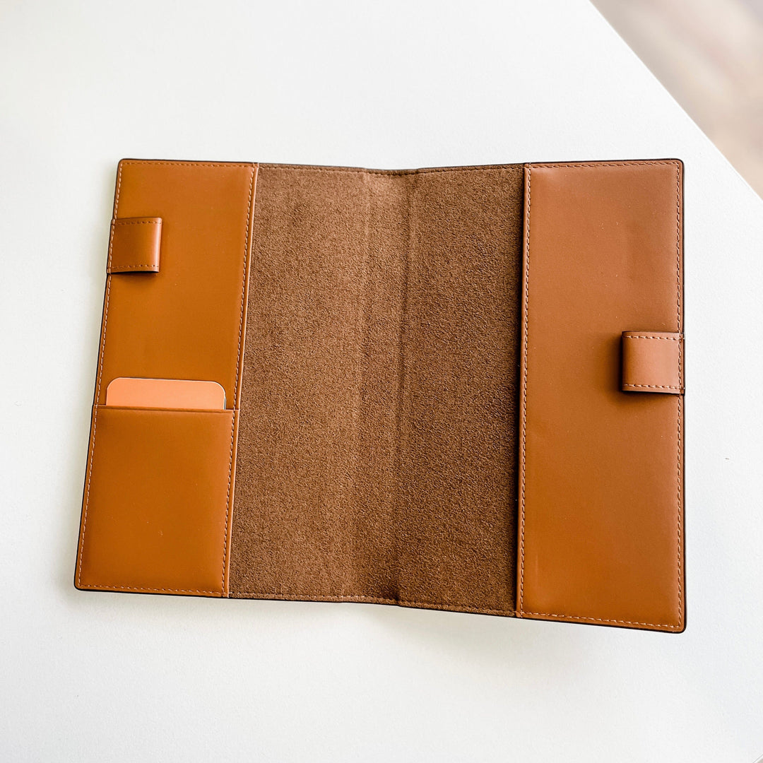 Paper Luxe Journal Handy Solid Leather Journal - Tan