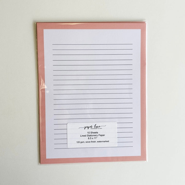 Paper Luxe Lined Stationery Paper