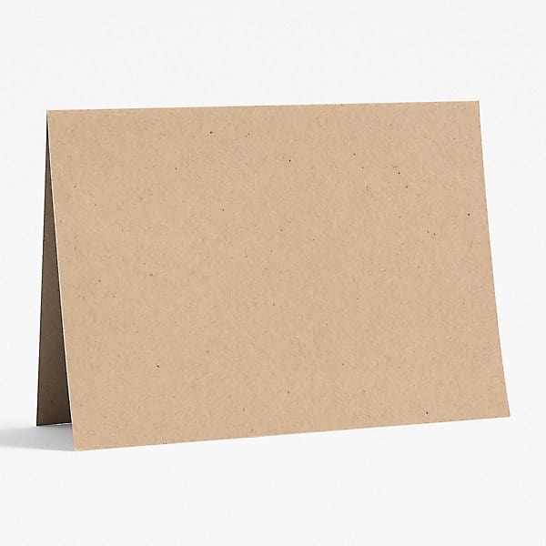 Paper Luxe Paper Goods Kraft A6 Folded Notes - Set of 10