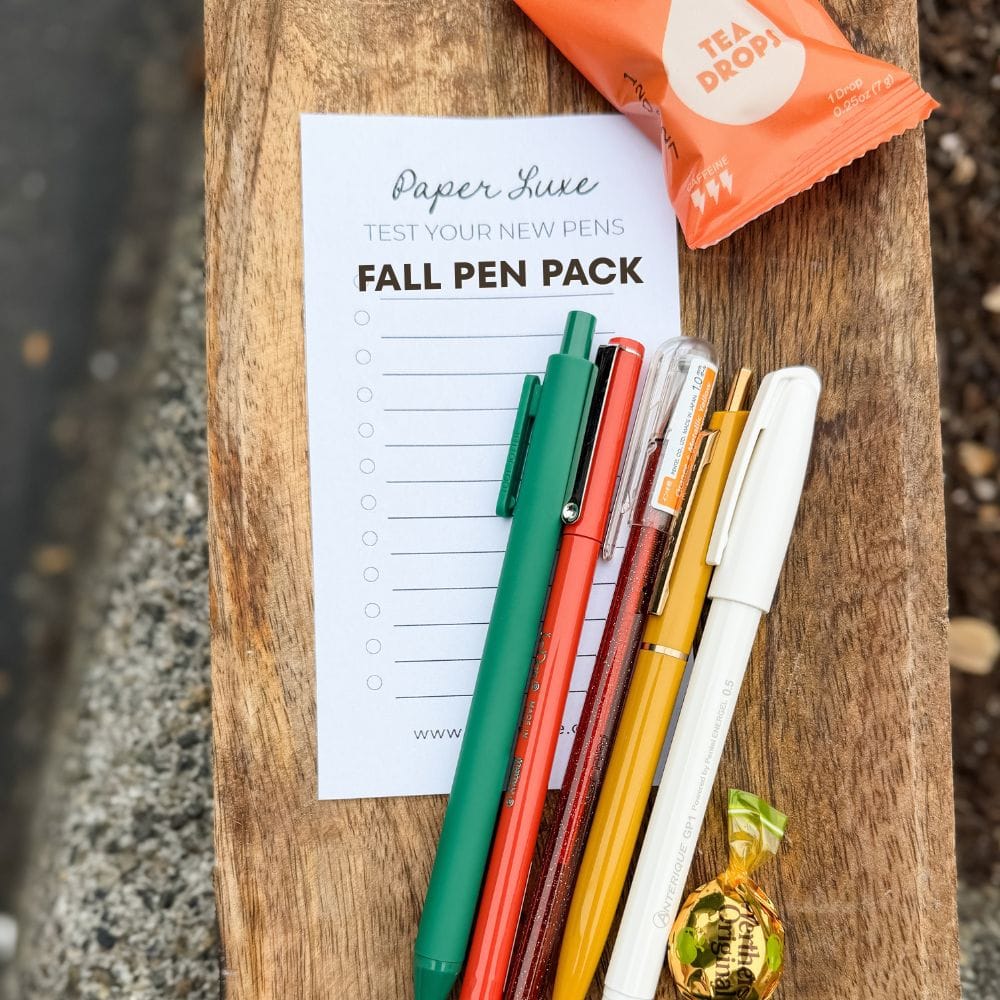 Paper Luxe Paper Limited Edition Fall Pen Pack 2026