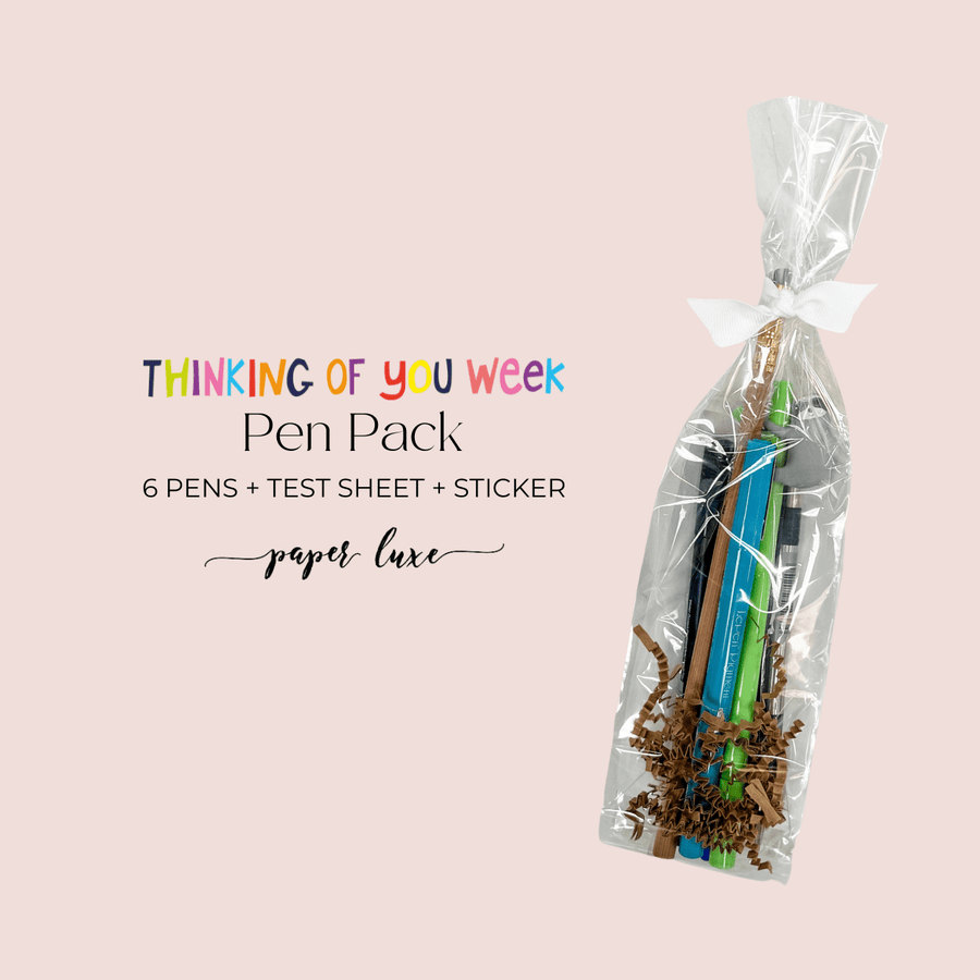 Paper Luxe Pens Limited Edition Thinking of You Week Pen Pack
