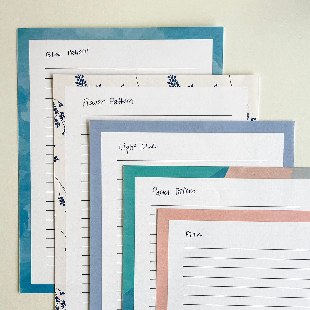 Paper Luxe Stationery Paper Lined Stationery Paper - 8.5 x 11"