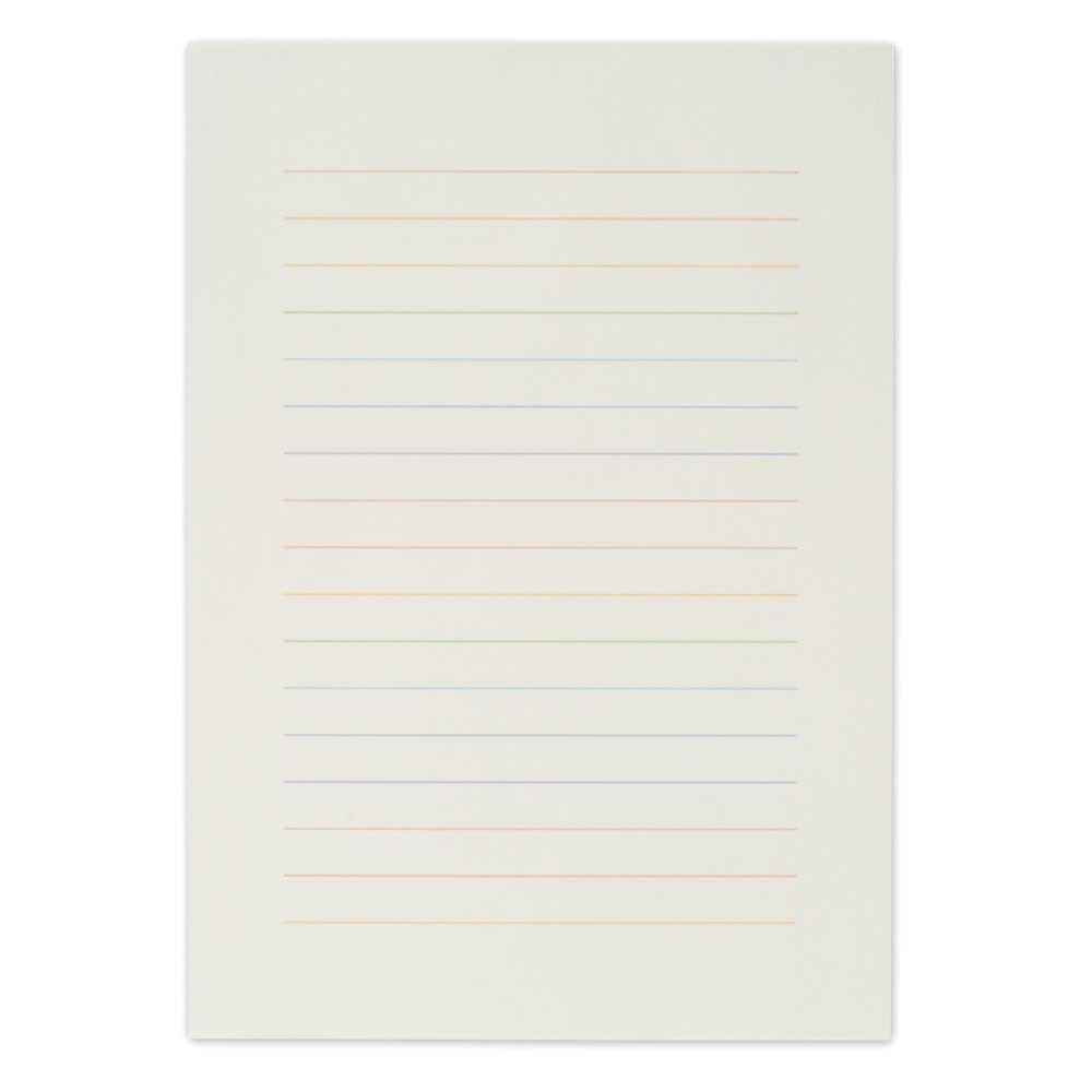 Paper Luxe Stationery Rainbow Letter Set - Made in Japan