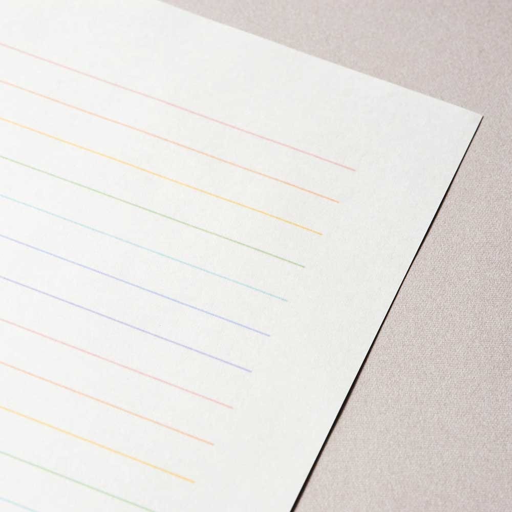 Paper Luxe Stationery Rainbow Letter Set - Made in Japan