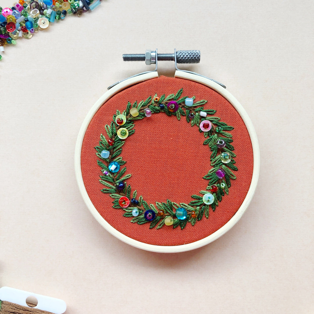 Paper Luxe Workshop Beadazzled Wreath Ornament Workshop - Wednesday, 11/19/25