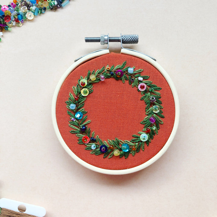 Paper Luxe Workshop Beadazzled Wreath Ornament Workshop - Wednesday, 11/19/25
