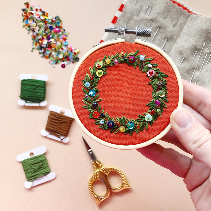 Paper Luxe Workshop Beadazzled Wreath Ornament Workshop - Wednesday, 11/19/25