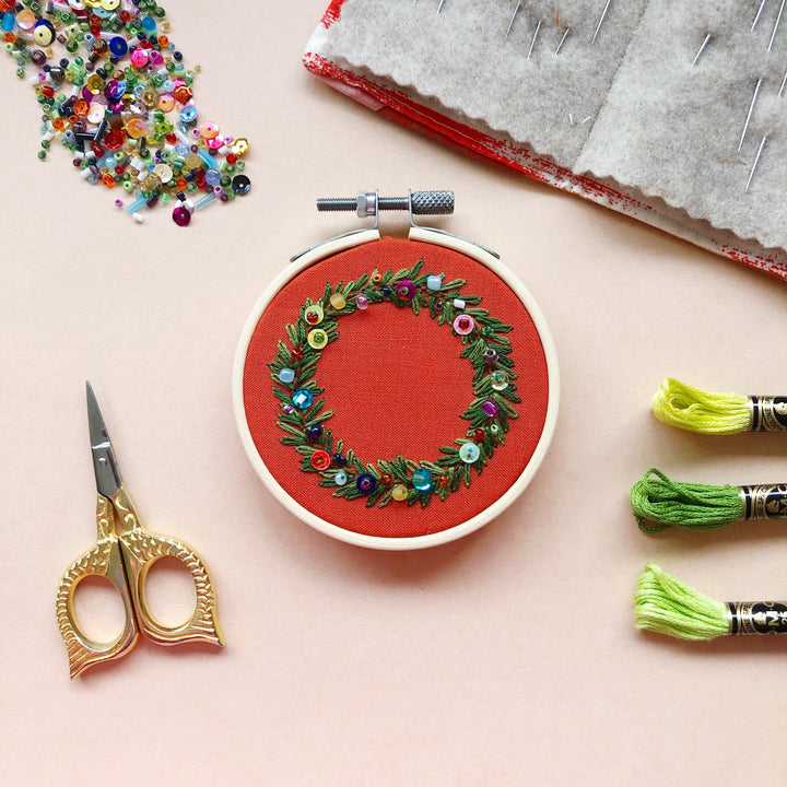 Paper Luxe Workshop Beadazzled Wreath Ornament Workshop - Wednesday, 11/19/25