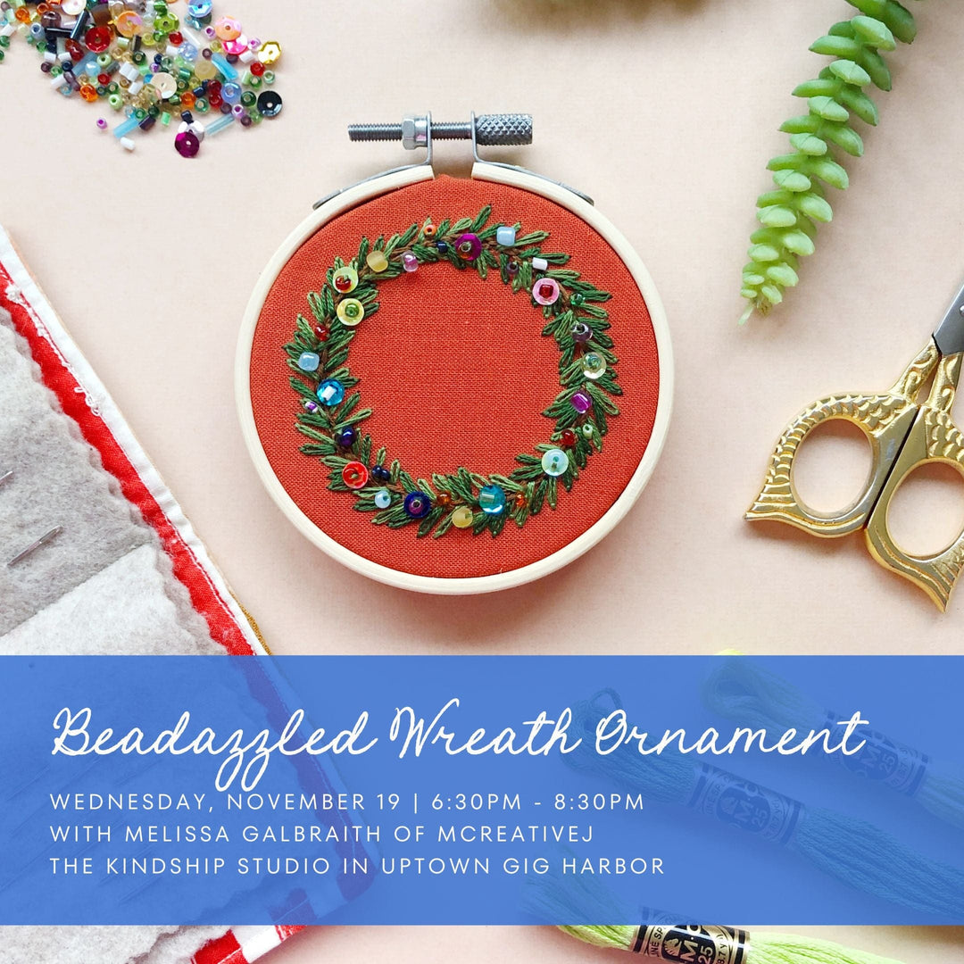Paper Luxe Workshop Beadazzled Wreath Ornament Workshop - Wednesday, 11/19/25