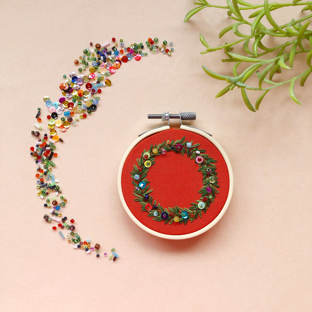 Paper Luxe Workshop Beadazzled Wreath Ornament Workshop - Wednesday, 11/19/25