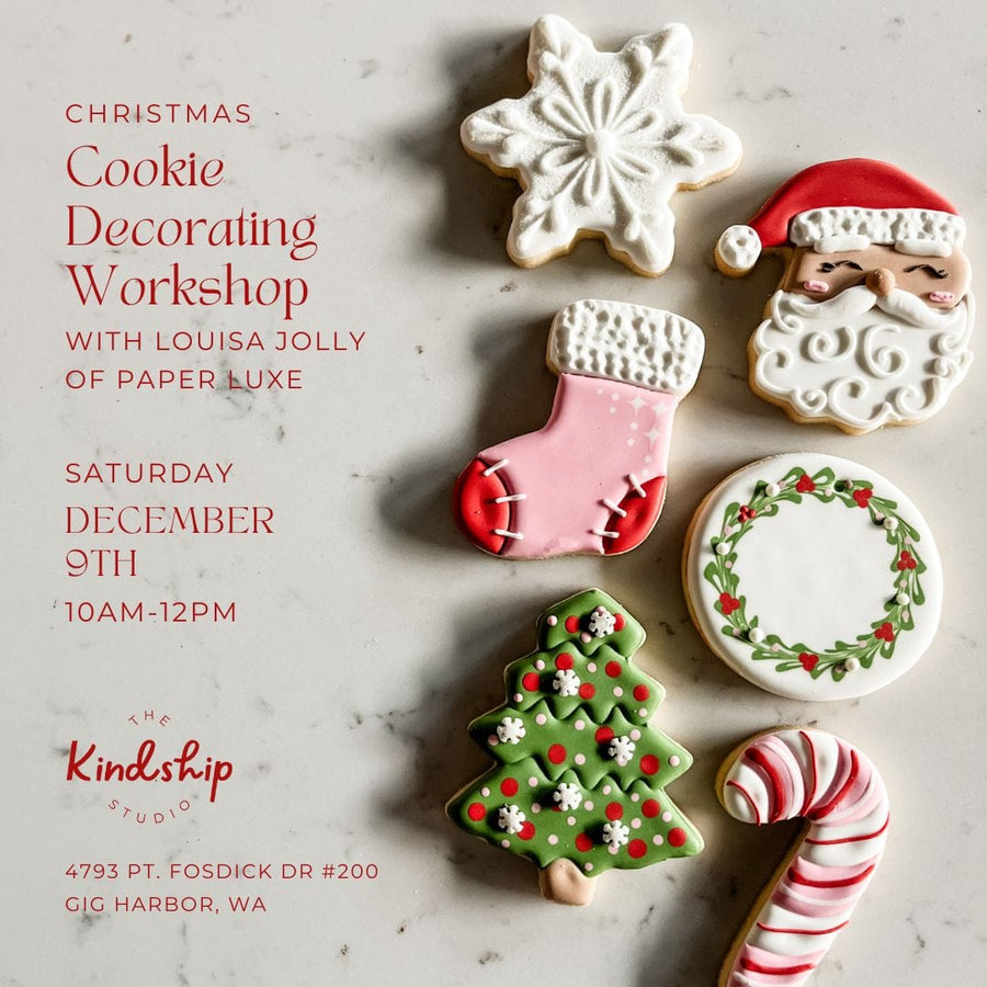 Paper Luxe Workshop Christmas Cookie Decorating Workshop - Saturday, 12/9/23