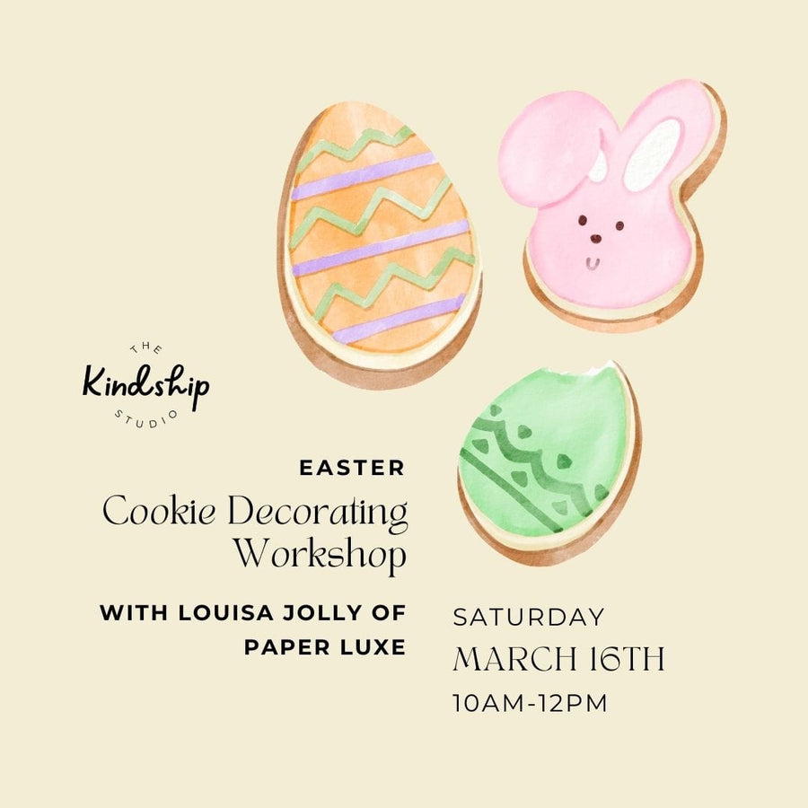 Paper Luxe Workshop Easter Cookie Decorating Workshop - Saturday, 3/16/24